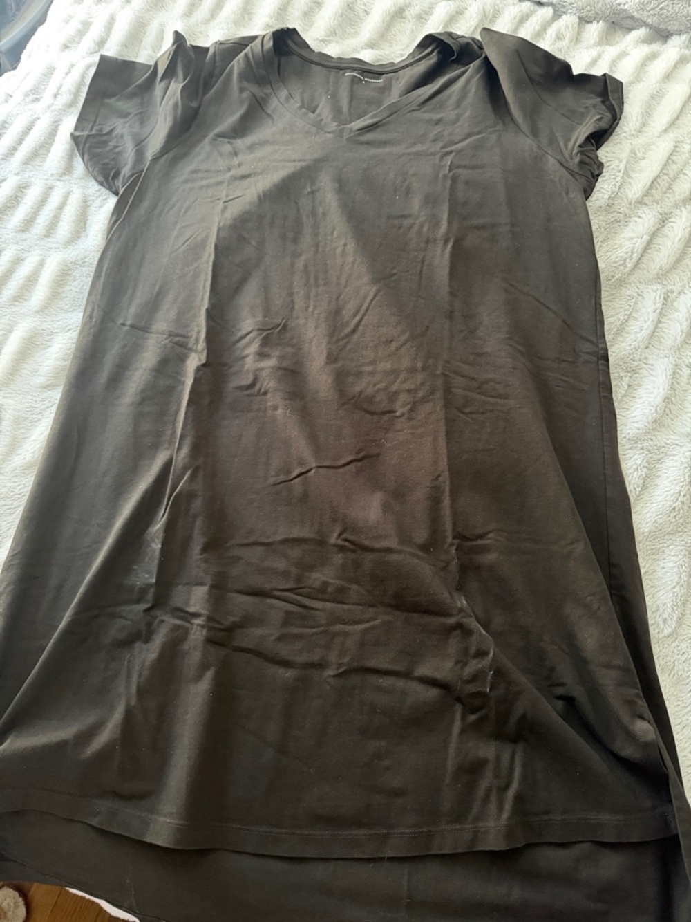 Universal Standard Black High-Low Dress